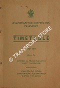 Timetable, June 1967 by Wolverhampton Corporation Transport